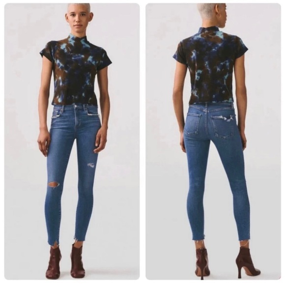 Agolde Sophie Ankle Jean In Pentacle‎ - Picture 1 of 11